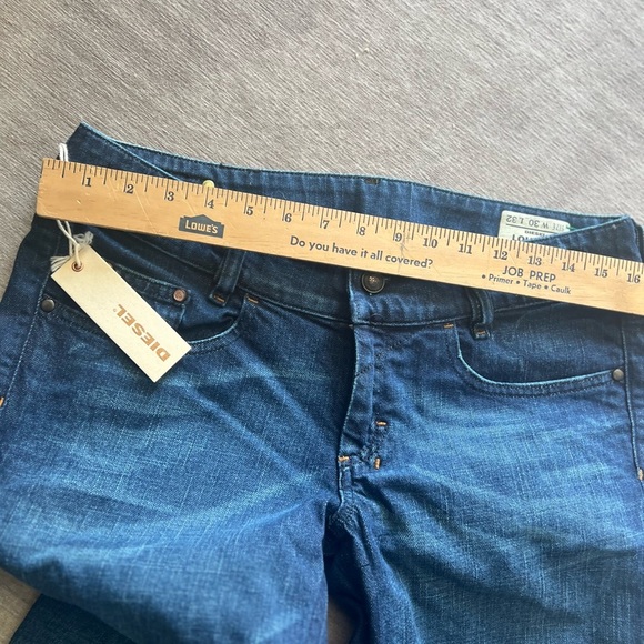 Diesel Blue Flare Wide Leg Jeans Size 30 Made in Italy Women’s jeans - Picture 5 of 16
